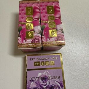 Pat McGrath SatinAllure Lipstick Duo - Crimson Ecstasy & Untamed Desire bundle